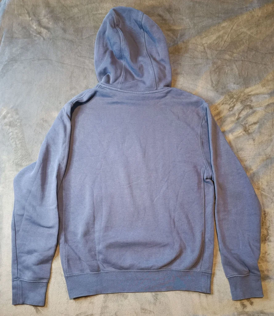 Nike pull hoodie with a hood in size S in very good condition, navy blue color – photo 5